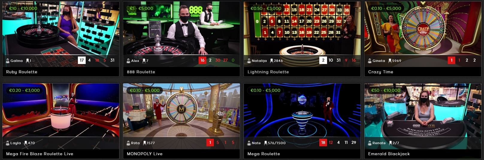 888 casino live spiele