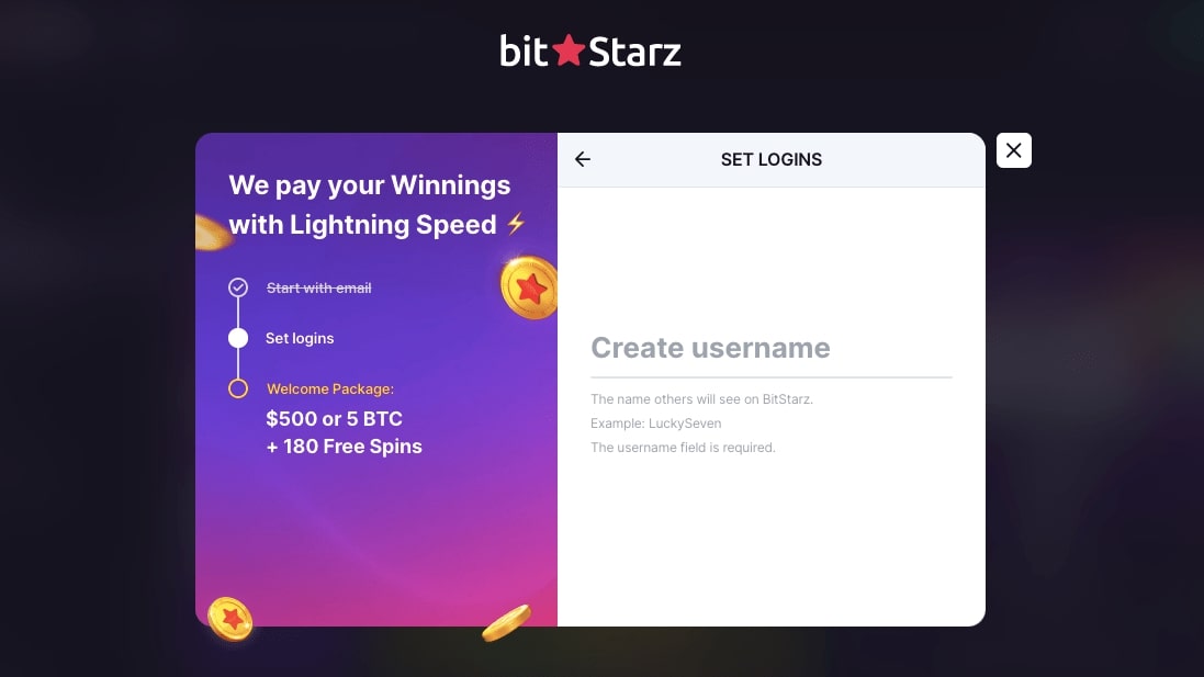 Bitstarz Casino anmelden