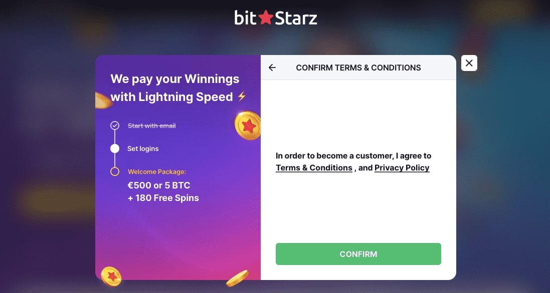 Bitstarz Casino registrieren