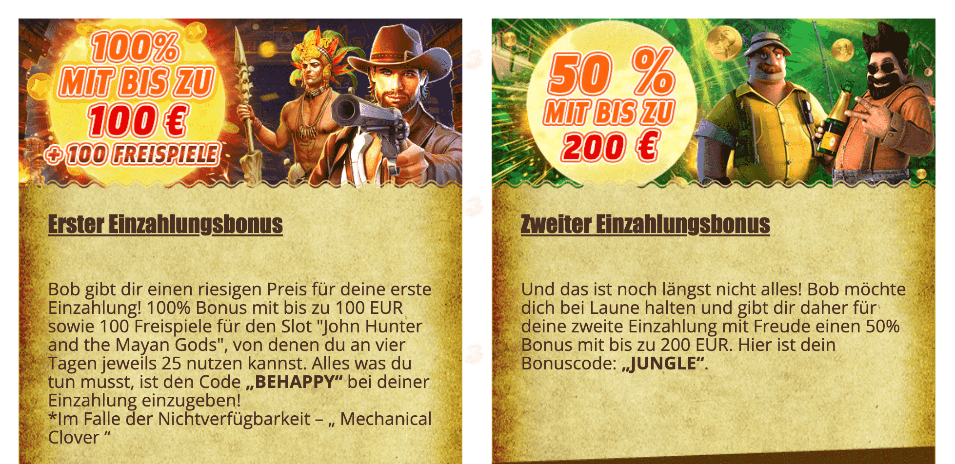 Bob Casino Bonus