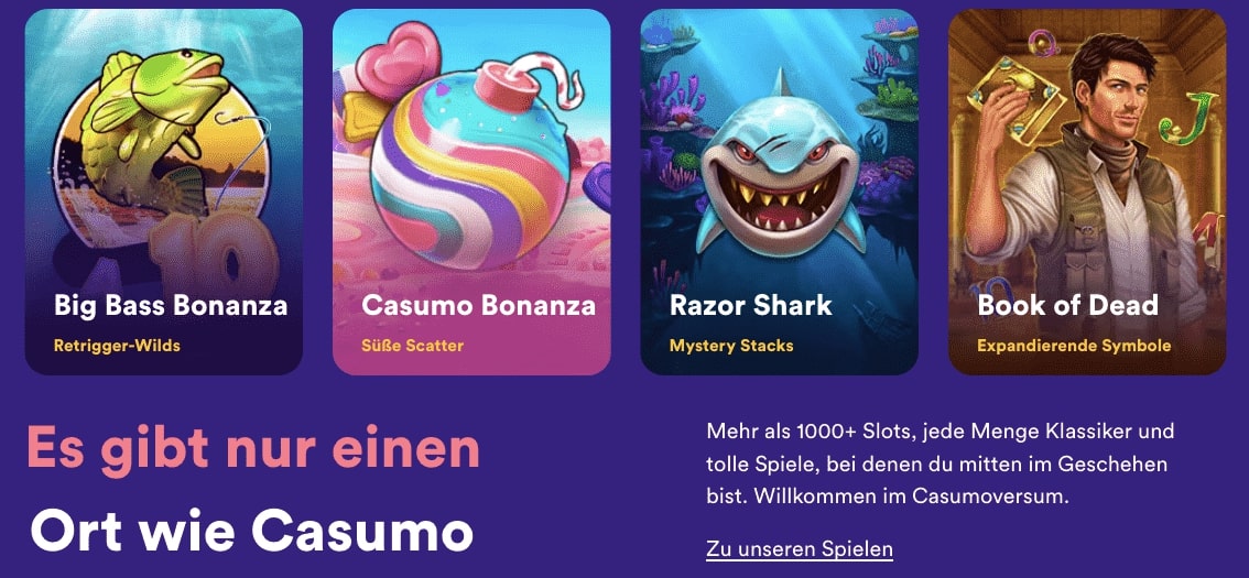 Casumo Casino mit MuchBetter