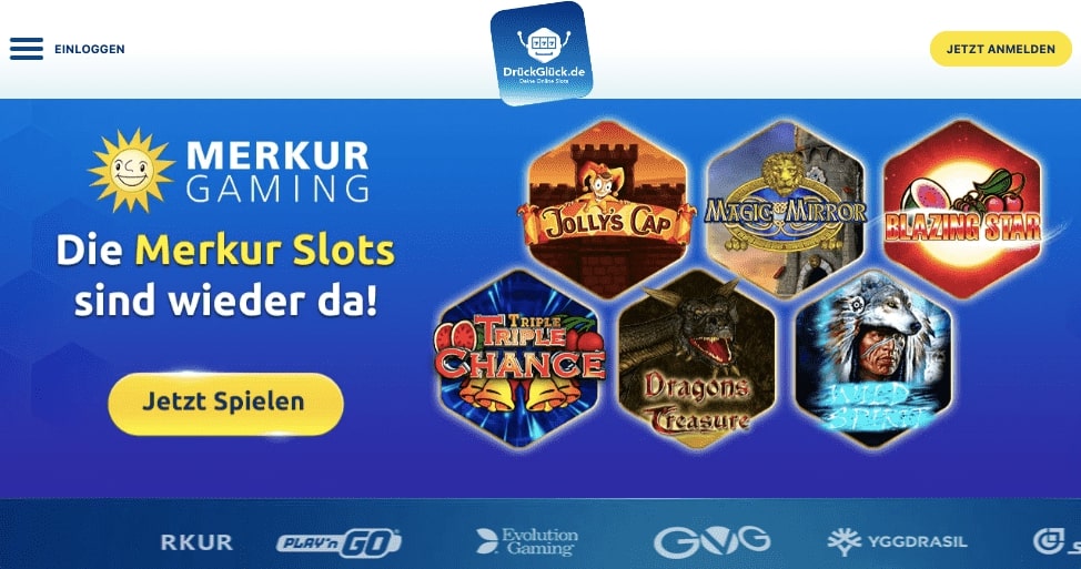 DrückGlück Casino Kreditkarten