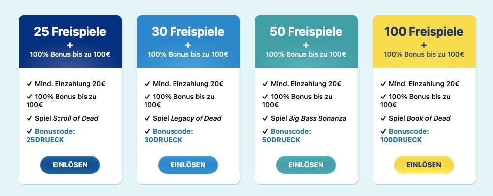 DrueckGlueck Bonus Codes