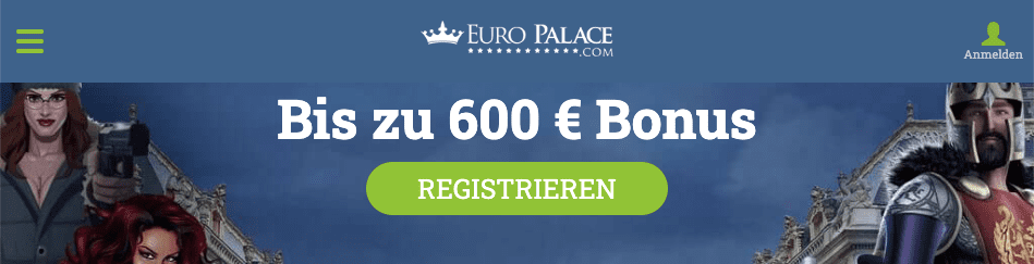 Euro Palace Casino anmelden