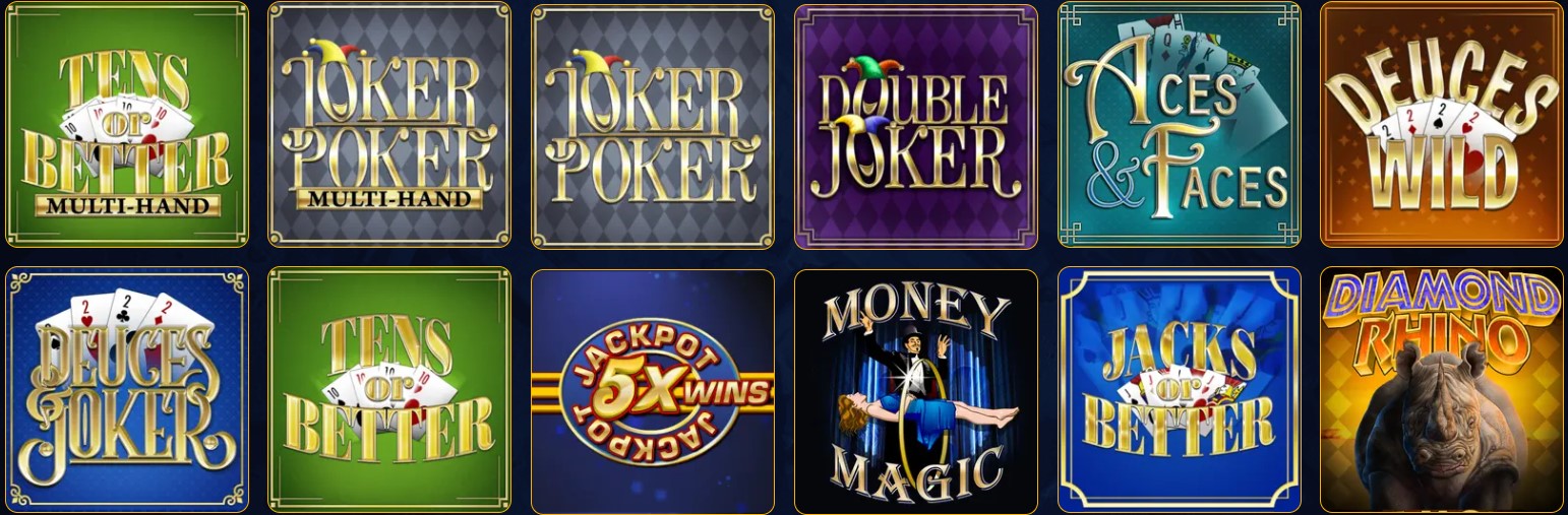 golden lion casino video poker