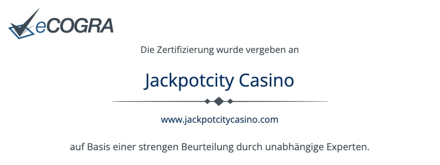 Jackpotcity Casino seriös