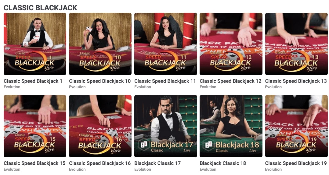 Live Blackjack Classic