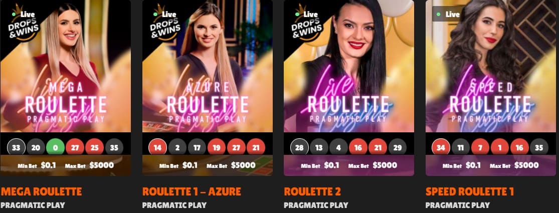 NitroCasino Roulette lux