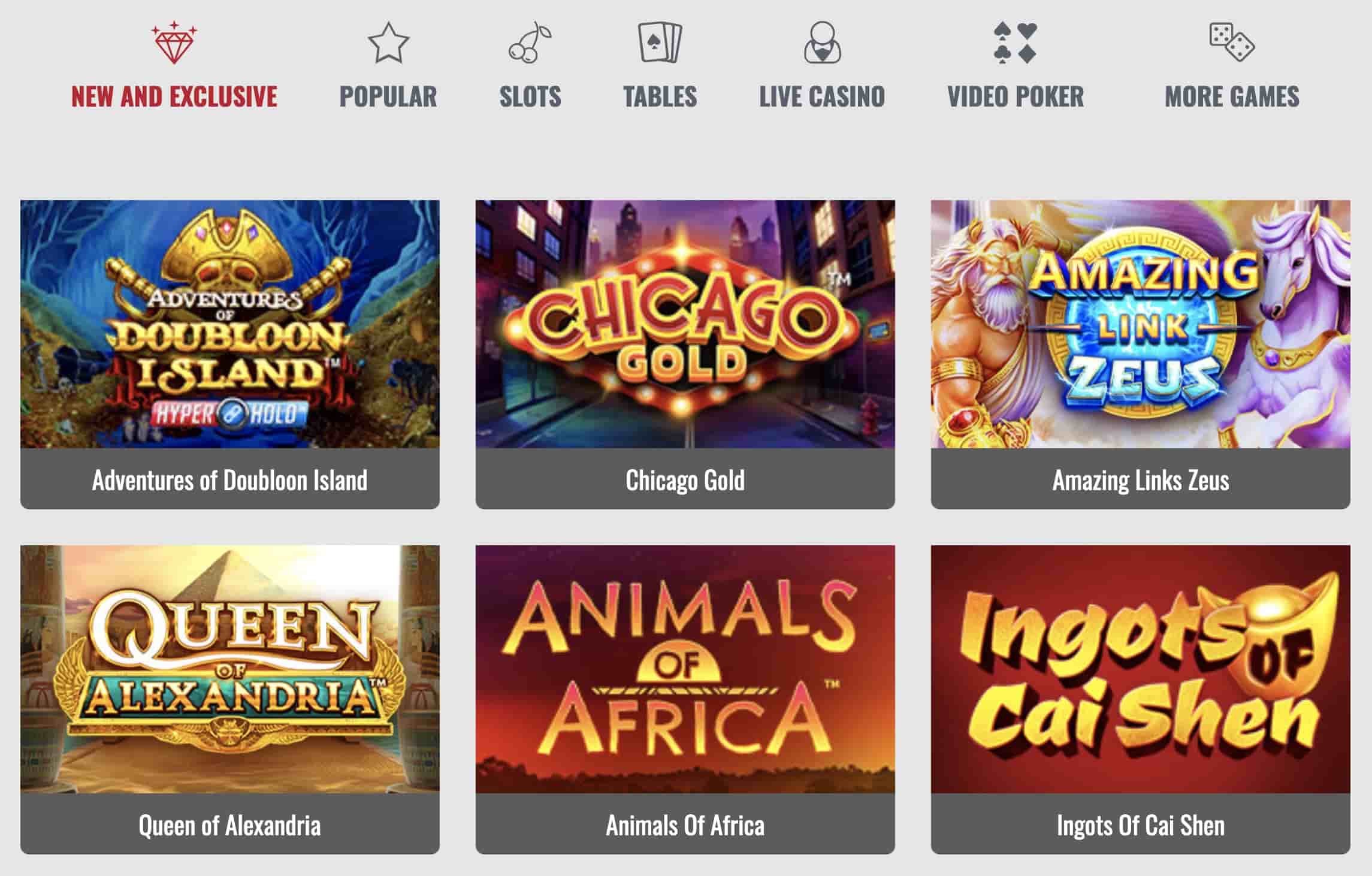 platinum play casino games