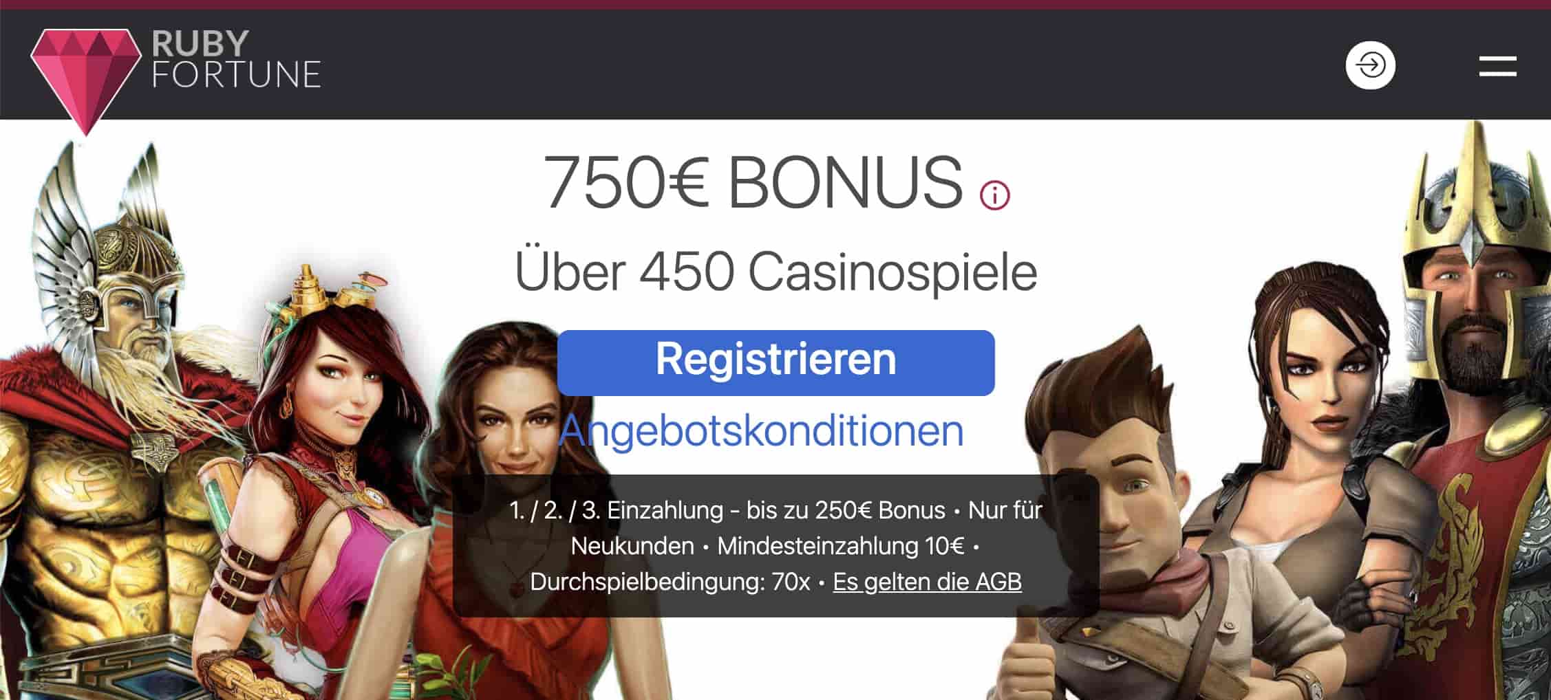 Casino Homepage 2021