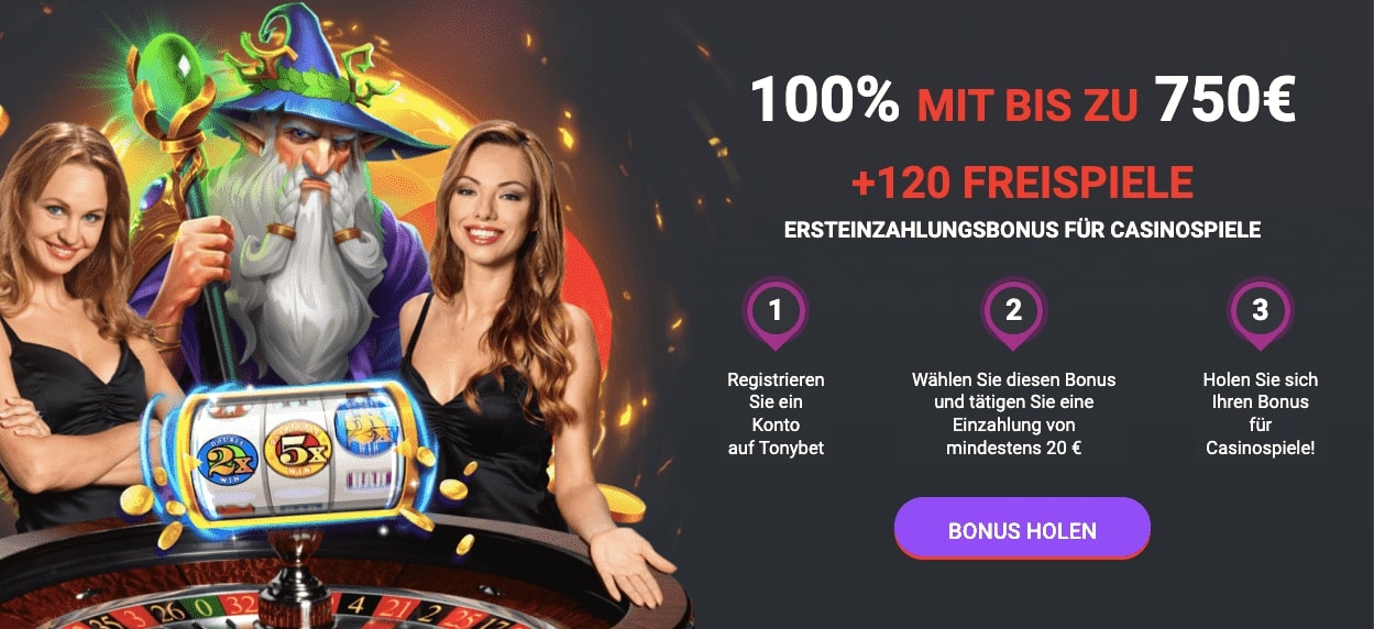 TonyBet Casino Welcome Bonus