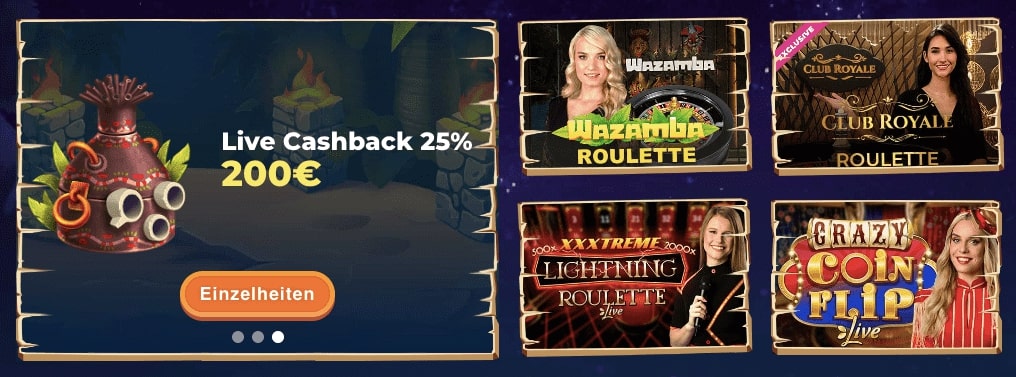 Wazamba Live Casino