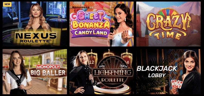 Zet Casino Live Spiele